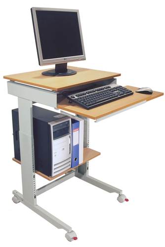 twinco站立办公电脑桌可移动升降台式电脑桌高度可调节办公桌