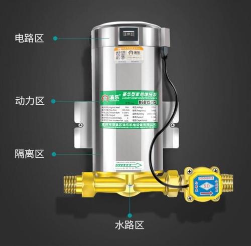 单相管道增压吸水泵微型加压净水器家用卫生间自来水