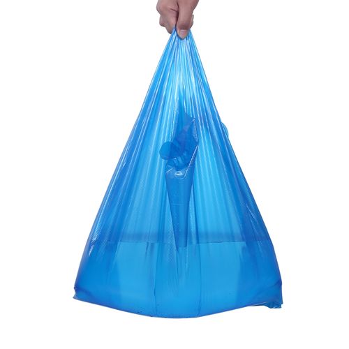 蓝色大号塑料袋服装打包专用衣服进货袋子干洗礼品袋