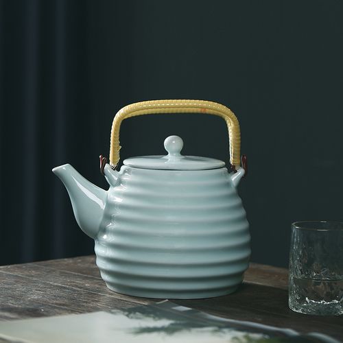 景德镇瓷器茶壶陶瓷大容量凉水壶大号冷水壶单壶泡茶壶家用办公室
