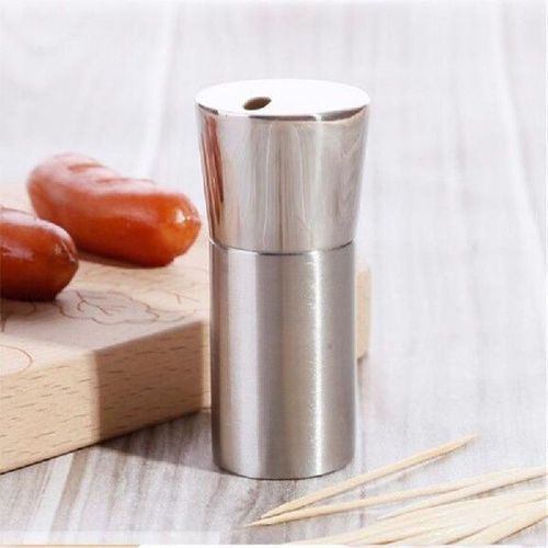 2021 new stainless steel retractable automatic toothpick