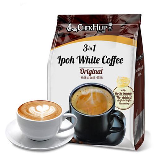 马来西亚进口 泽合怡保白咖啡原味三合一速溶咖啡600g/袋即溶咖啡