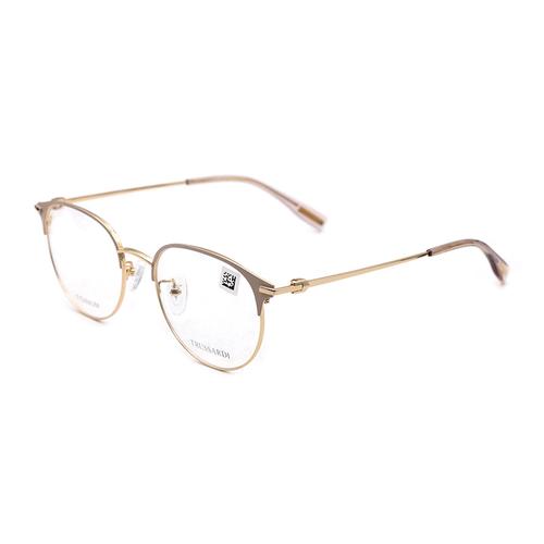 trussardi杜鲁萨迪眼镜架vtr318f纯钛全框轻薄眼镜框女款复古文艺