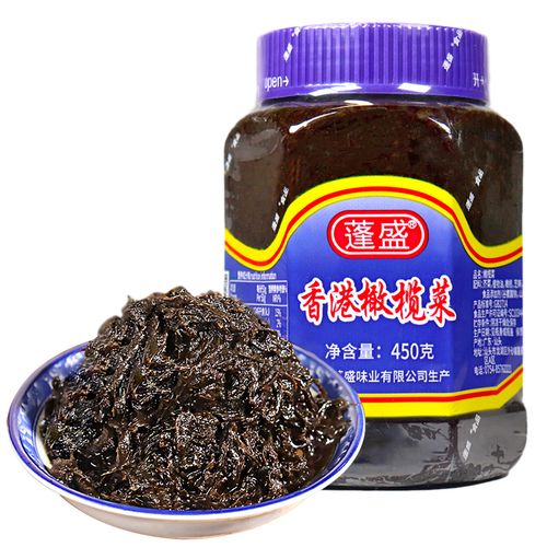 蓬盛香港橄榄菜450g5大片酱咸菜